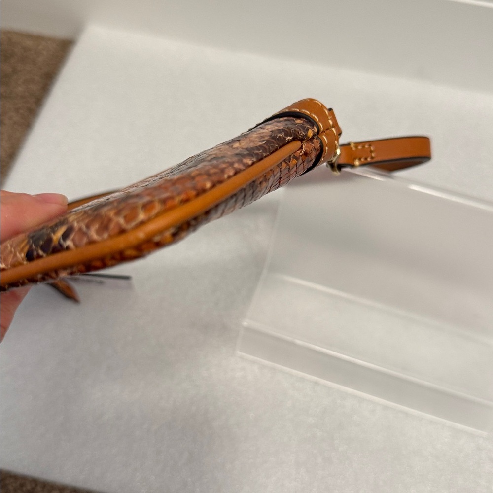 Dooney & Bourke python embossed wristlet wallet N… - image 4